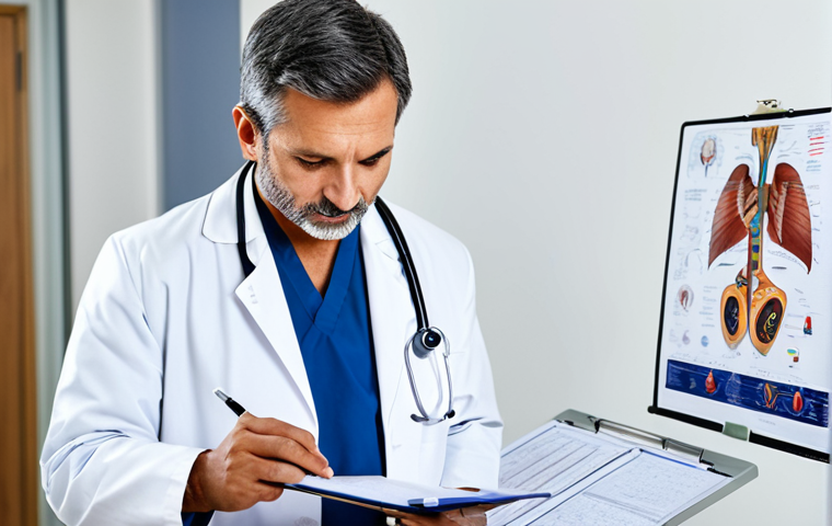 베이지안 네트워크 개념 - **Subject:** A doctor in a clinic.
    **Description:** A professional doctor in a clean, well-lit c...