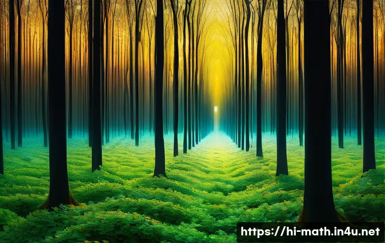 제타 함수와 리만 가설 - **Prompt:** A whimsical, ethereal forest scene where numbers are depicted as luminous, floating enti...